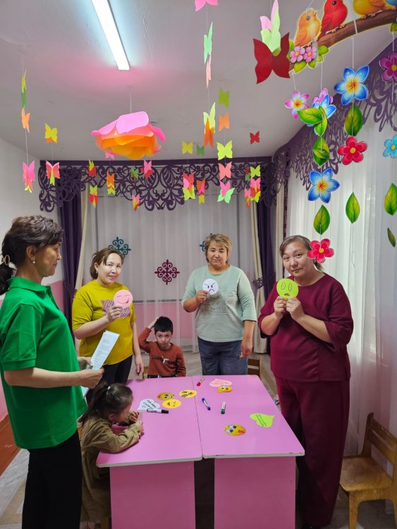 "Эмоцилық әлемі" атты тақырыбында ойын іс әрекеті өткізілді.